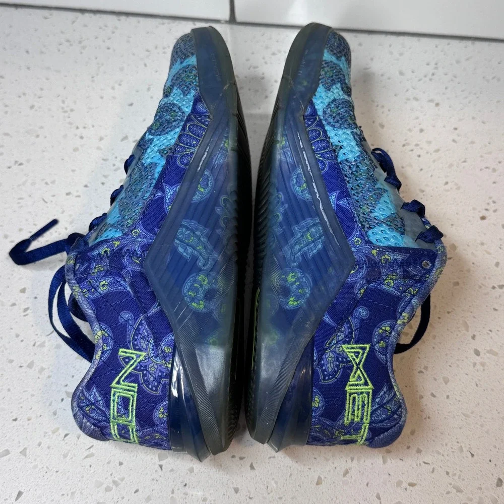 Nike Metcon 6 AMP Blue Paisley Floral Training Shoes CZ0602 Mens Size 7.5